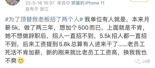 为了顶替我老板招了两个人 网友吐槽职场 迷惑行为 ,打工人 这里的真相你不懂