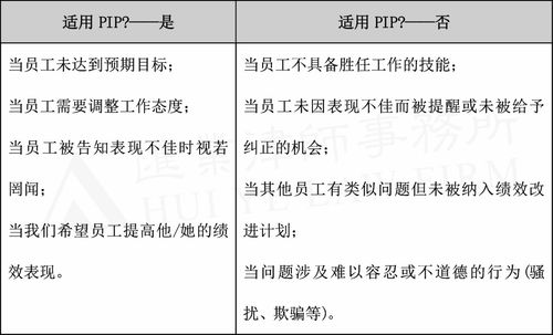 绩效改进计划 PIP 五步法