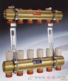 意大利嘉克米尼分水器 只能分水器 地暖分水器 