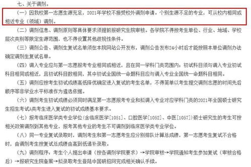 注意 去年这些院校不接受调剂