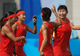 2007曲棍球国际邀请赛 中国队集体庆祝 