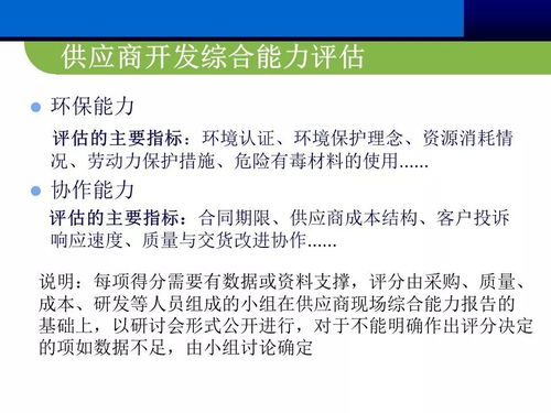 54页经典PPT介绍供应商质量管理