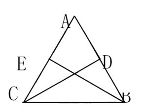 奥数题 用两笔将一个等边三角形分成四个相等的三角形 最好有图 