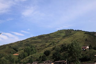 不一样的五台山 骑行在山脊上