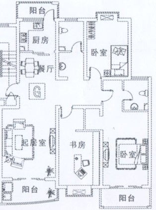 求大师帮看下次卧风水,及安床位置,如何调风水 次卧为北面 