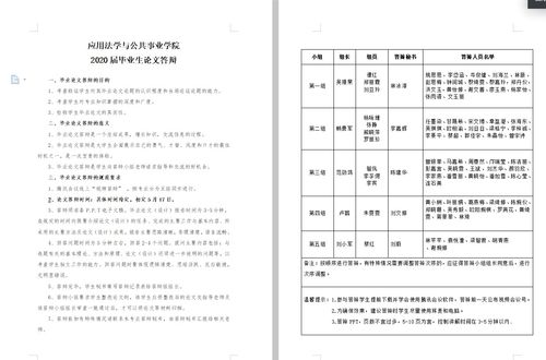 2020届法学毕业论文