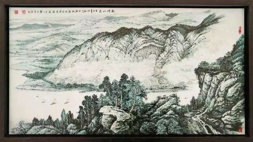 旅发 洛阳礼物 赠你一艘诗情画意 洛阳八景瓷板画 