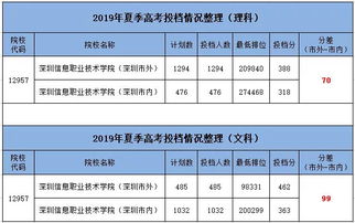 深圳信息职业技术学校录取线 深圳信息职业技术学院代码是多少