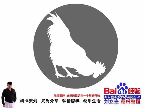刘立宏 鸡年剪纸48 鸡年素材特别策划