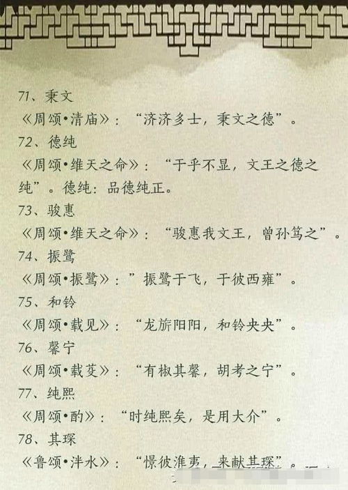 名字诗的意思女孩名字