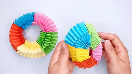 超简单的亲子手工折纸无限翻,适合幼儿园的儿童手工玩具,好玩到停不下来 