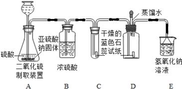 二氧化硫和水反应