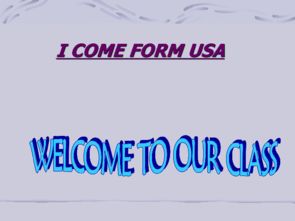 Lesson C I m from the USA 课件 