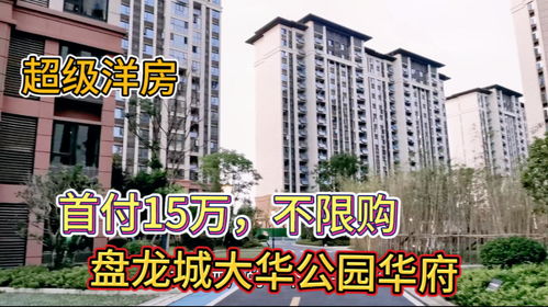 盘龙城最便宜的小区大华公园华府,不限购首付12万,房价低于一万 