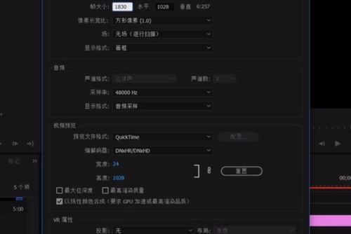 PR如何调视频帧的长与宽,1280 720能调成1080 1920的吗 