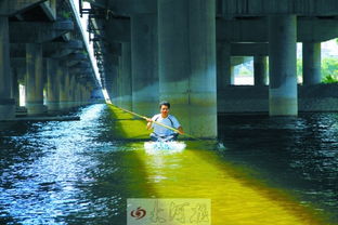 洛阳大学生用矿泉水瓶做 舟 游洛河 