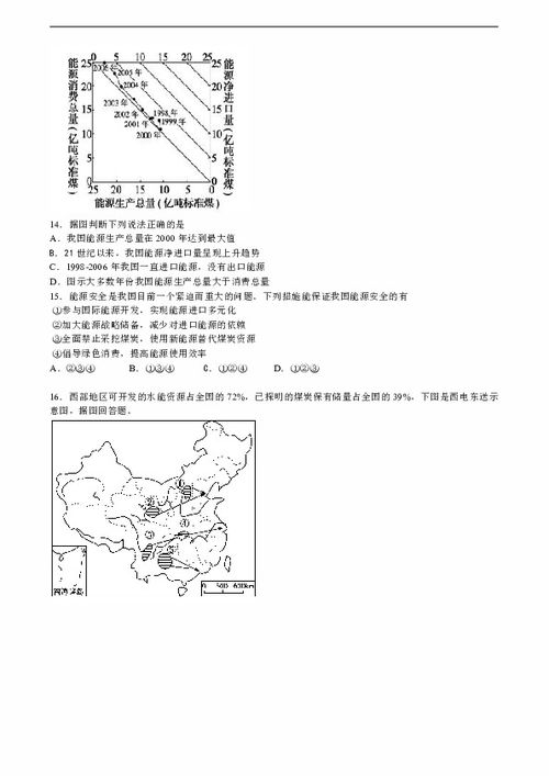 高考地理知识点专项之05区域可持续发展 能源安全问题及其解决途径下载 地理 