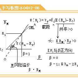 证券市场线的β系数