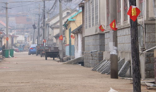 组图 外夹河畔一个村庄的实景,位于牟平和海阳的交界处