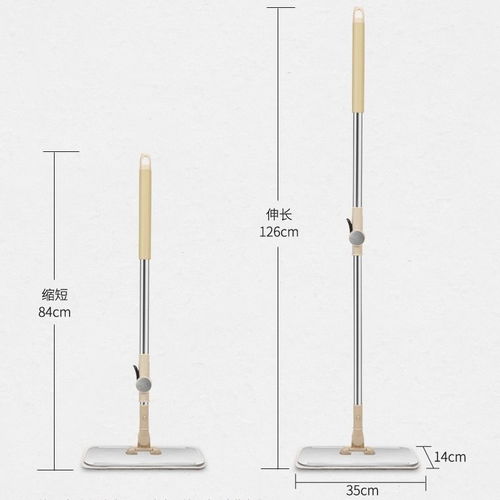 不锈钢平板拖把铝合金免手洗拖把家用瓷砖旋转拖把木地板懒人地拖