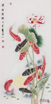 开门玄关适合挂什么画,这些花鸟画寓意吉祥