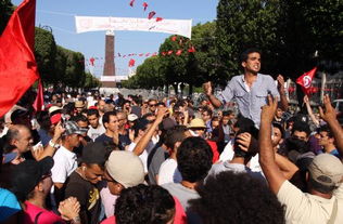 中国评论新闻 突尼斯大罢工抗议 政治暗杀 