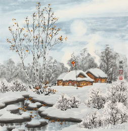 实力派画家冯国钢冰雪山水作品 岁月无声 雪落成诗 