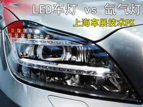 上海车展技术PK LED车灯 vs 氙气灯 