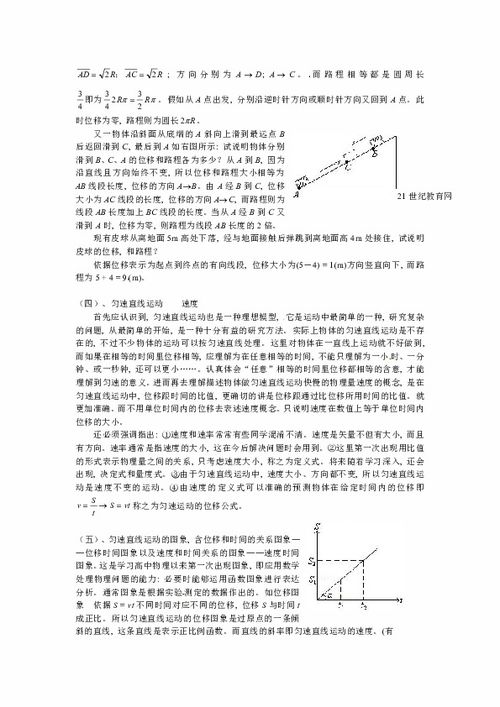 习而思教育2012高考物理知识要点总结教案 物体的运动下载 物理 