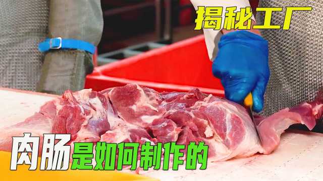 鲜肉和冻肉组合的香肠才是最好吃的,再加上一点肥肉和猪皮 