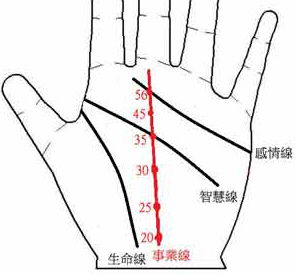 玄占堂 手掌中的事业线和成功线到底有多重要
