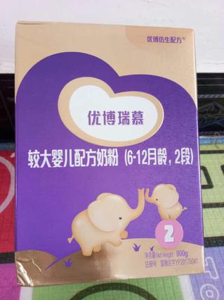 小背心 的 优博瑞慕较大婴幼儿配方奶粉2段试用报告