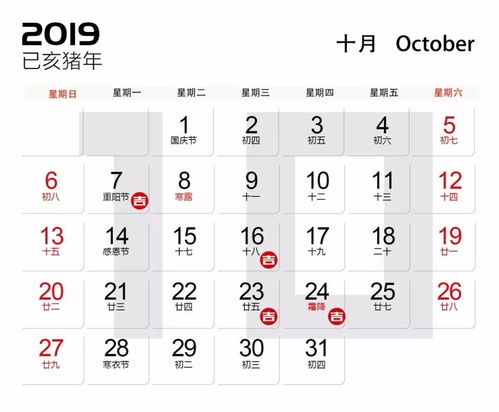 2019搬家吉日表（属虎搬家吉日查询表：快速找到适合属虎搬家的幸运日期！）