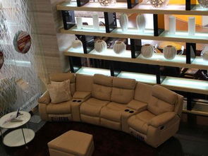 中式风格皮沙发小户型