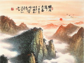 国画山水风水讲究(国画山水布局安排)