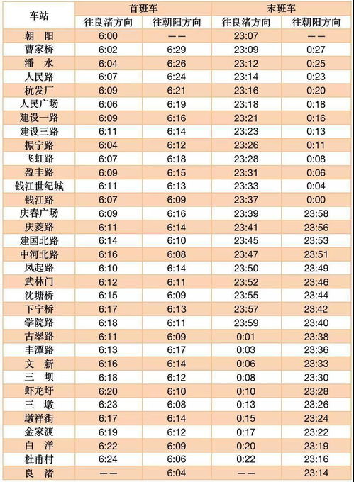 注意 末班车时间延长 中秋假期杭州地铁运营时间有调整