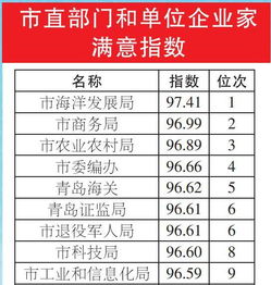 企业家给青岛政务打出90以上高分 你怎么看 