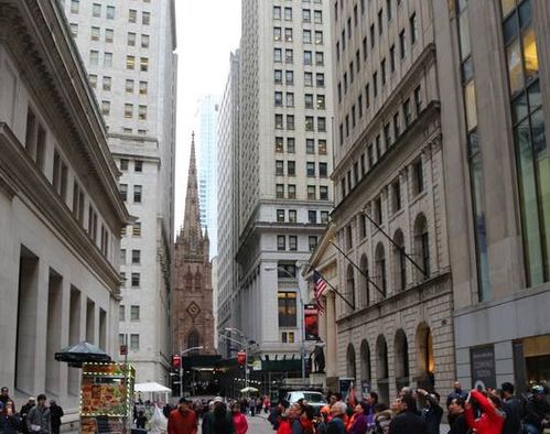 纽约有一条街叫华尔街嘛,30年代纽约华尔街