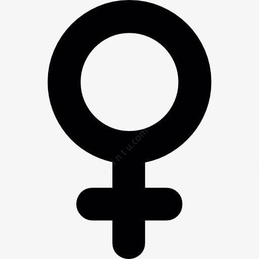 女性的性别符号图标 创意素材 性别图标 