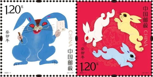 兔年邮票 蓝兔子 引争议,有人 想起了童年阴影 ,有人却说很酷