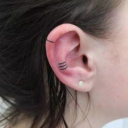 你会喜欢在耳朵上纹身吗