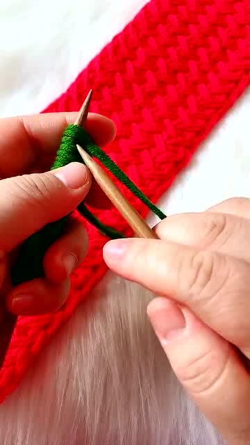 手工编织教程,围脖的起针方法有很多种,你们学会了吗 