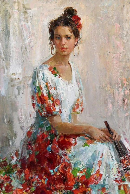 俄罗斯阿纳斯塔西娅 马特维耶娃超美的具象油画色彩,耀眼靓丽 奔萨 
