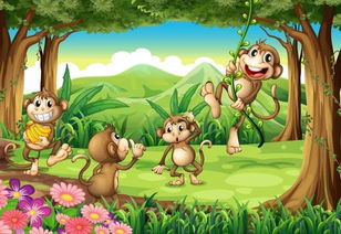 普语故事 小猴子请客 不可以当一个吝啬的小孩子 