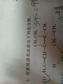 用系统命名法时双键与取代基的数字哪个小 