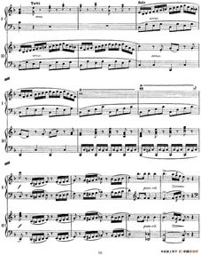 二十八部钢琴协奏曲 No.7钢琴谱 P16 30 器乐乐谱 中国曲谱网 