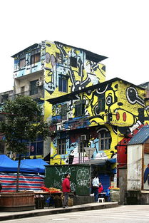 大家来看重庆的 涂鸦一条街