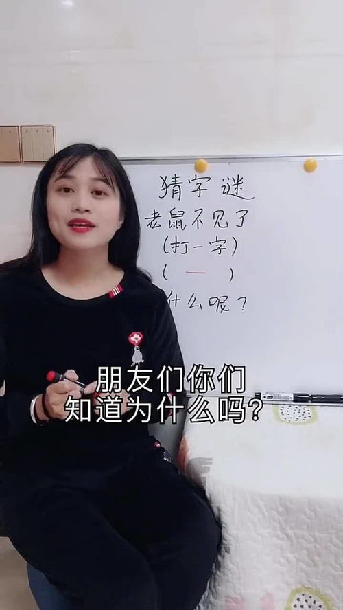 老鼠不见了打一字,为什么是这个字,你知道吗 