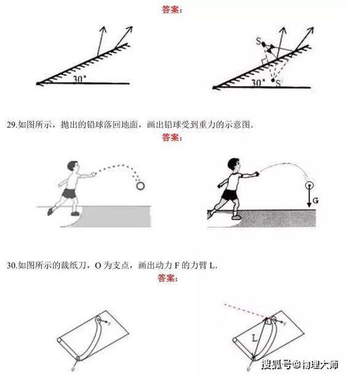 大师一百 物理大师 作图题 怎么拿高分 初中的同学看过来