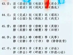 语文基础 辨字组词 大全 老师怒赞 必须人手一份